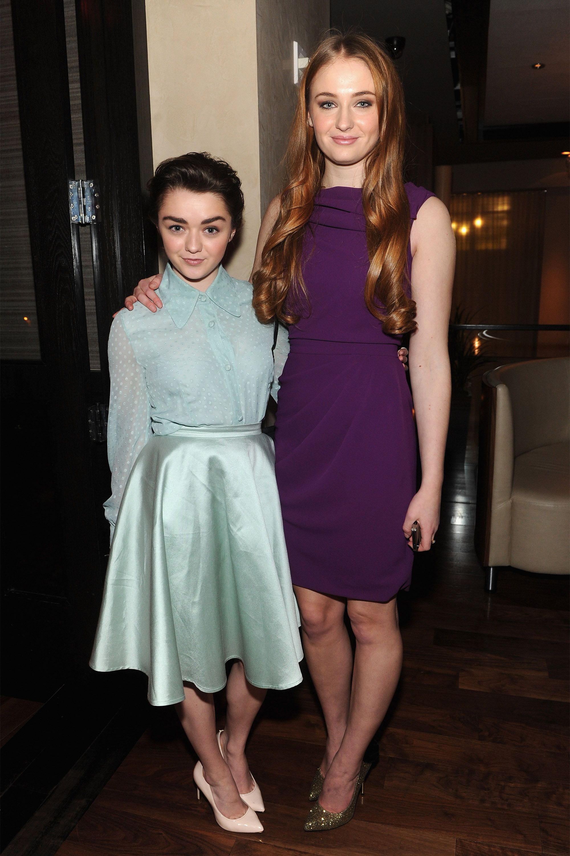A Look at Sophie Turner Maisie Williams Through the Years
