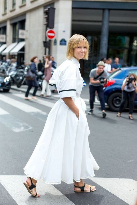 All White Fashion Inspiration - White on White Street Style