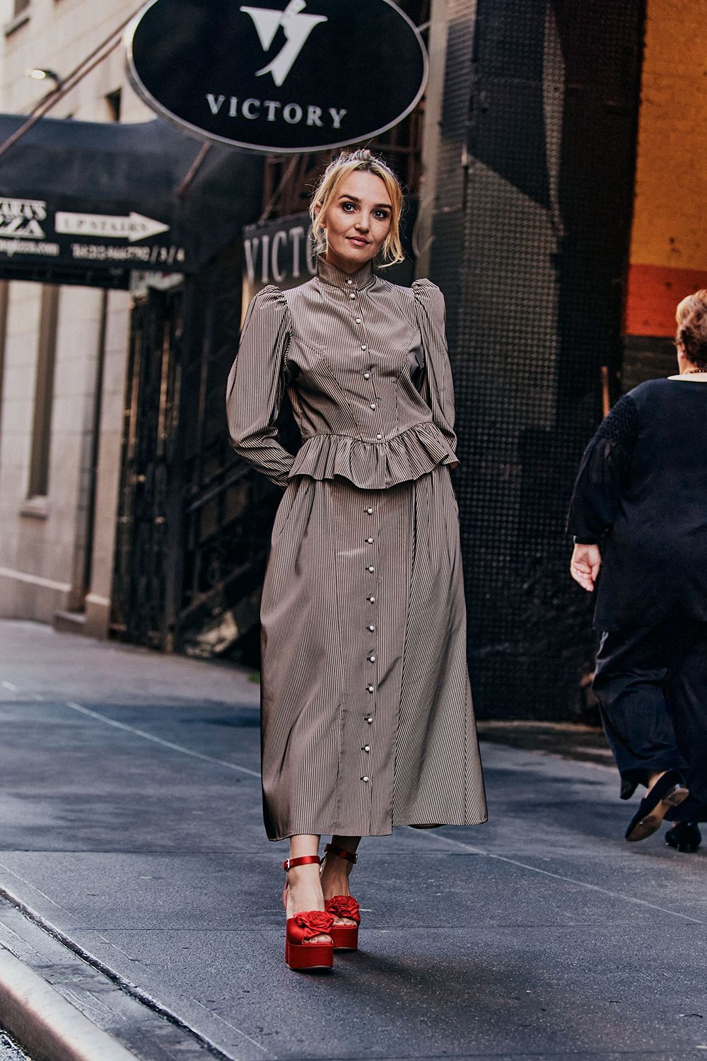 NYFW New York Fashion Week North Face Jacket Street Style Trend