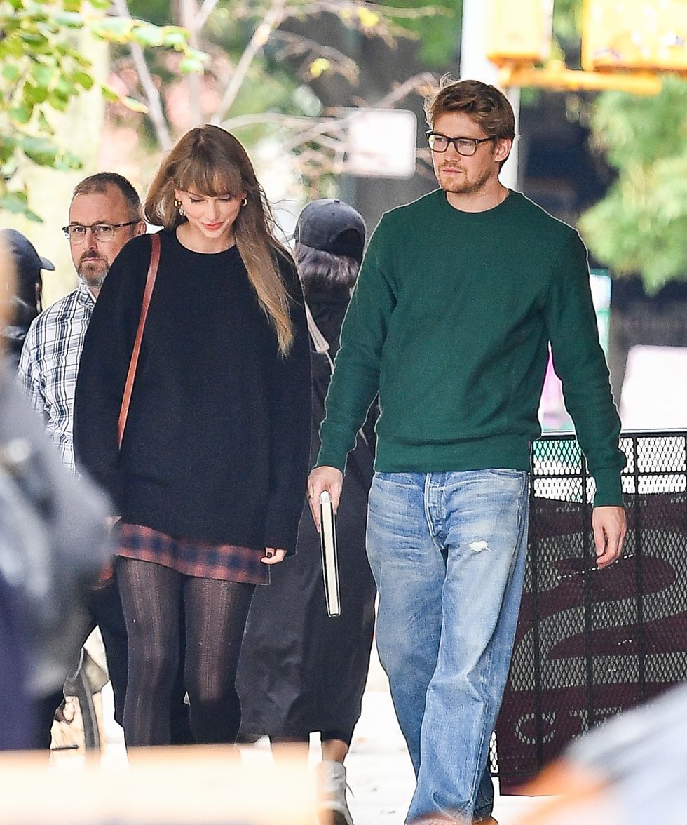 Taylor Swift and Joe Alwyn Smile in Rare Public Outing