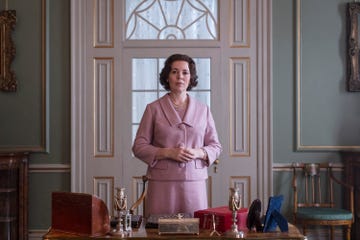 Olivia Colman as the queen in The Crown Season 3.