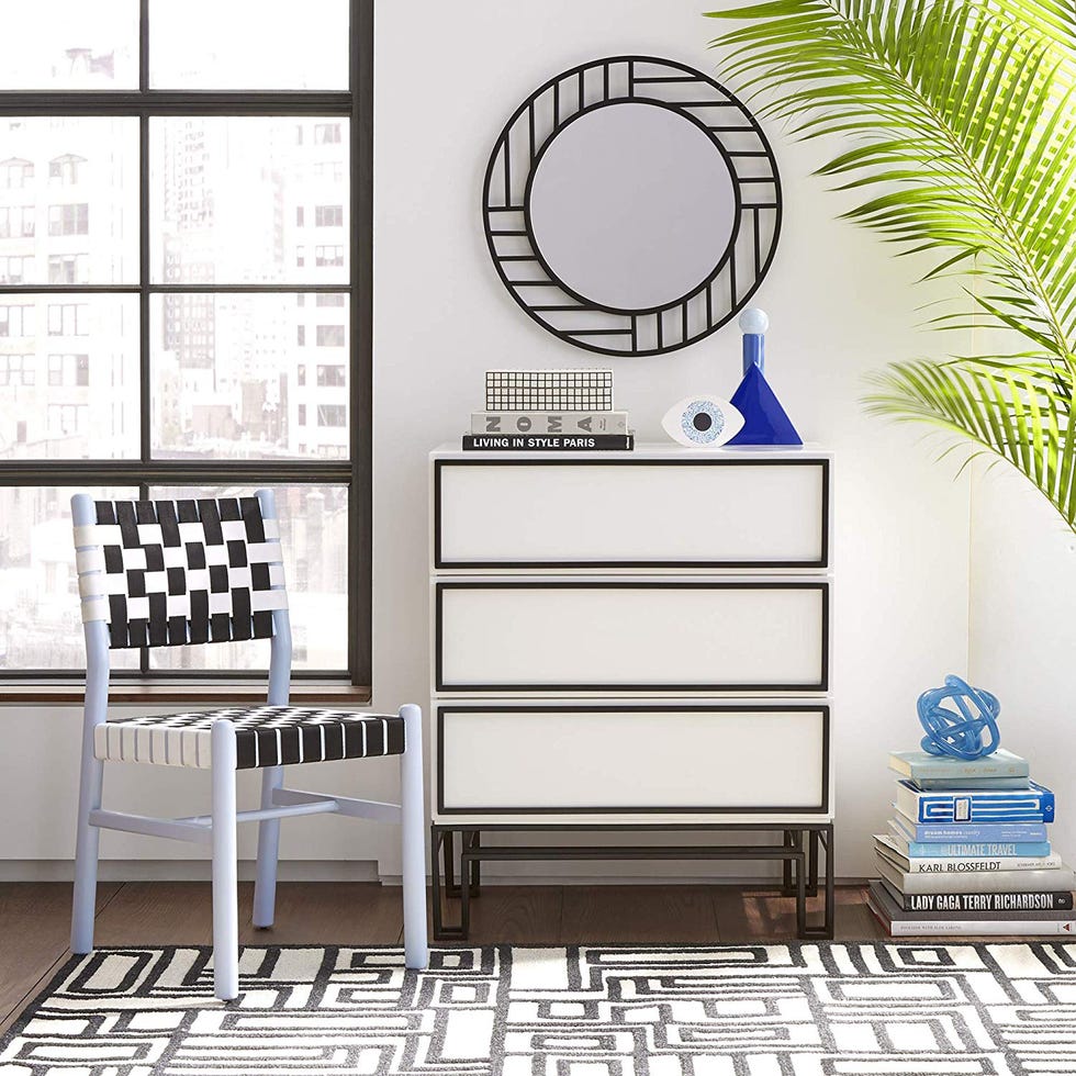 Furniture, Room, Interior design, Table, Floor, Architecture, Chair, Living room, Chest of drawers, Chest, 