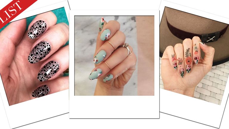 Nail, Finger, Nail polish, Manicure, Nail care, Cosmetics, Hand, Design, Artificial nails, Material property, 