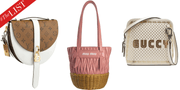 Bag, Product, Handbag, Fashion, Fashion accessory, Footwear, Beige, Shoulder bag, Font, Leather, 