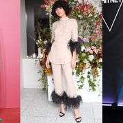 Clothing, Fashion model, Dress, Shoulder, Fashion, Neck, Pink, Cocktail dress, Formal wear, Leg, Clothing, Fashion model, Dress, Shoulder, Fashion, Neck, Pink, Cocktail dress, Formal wear, Leg,