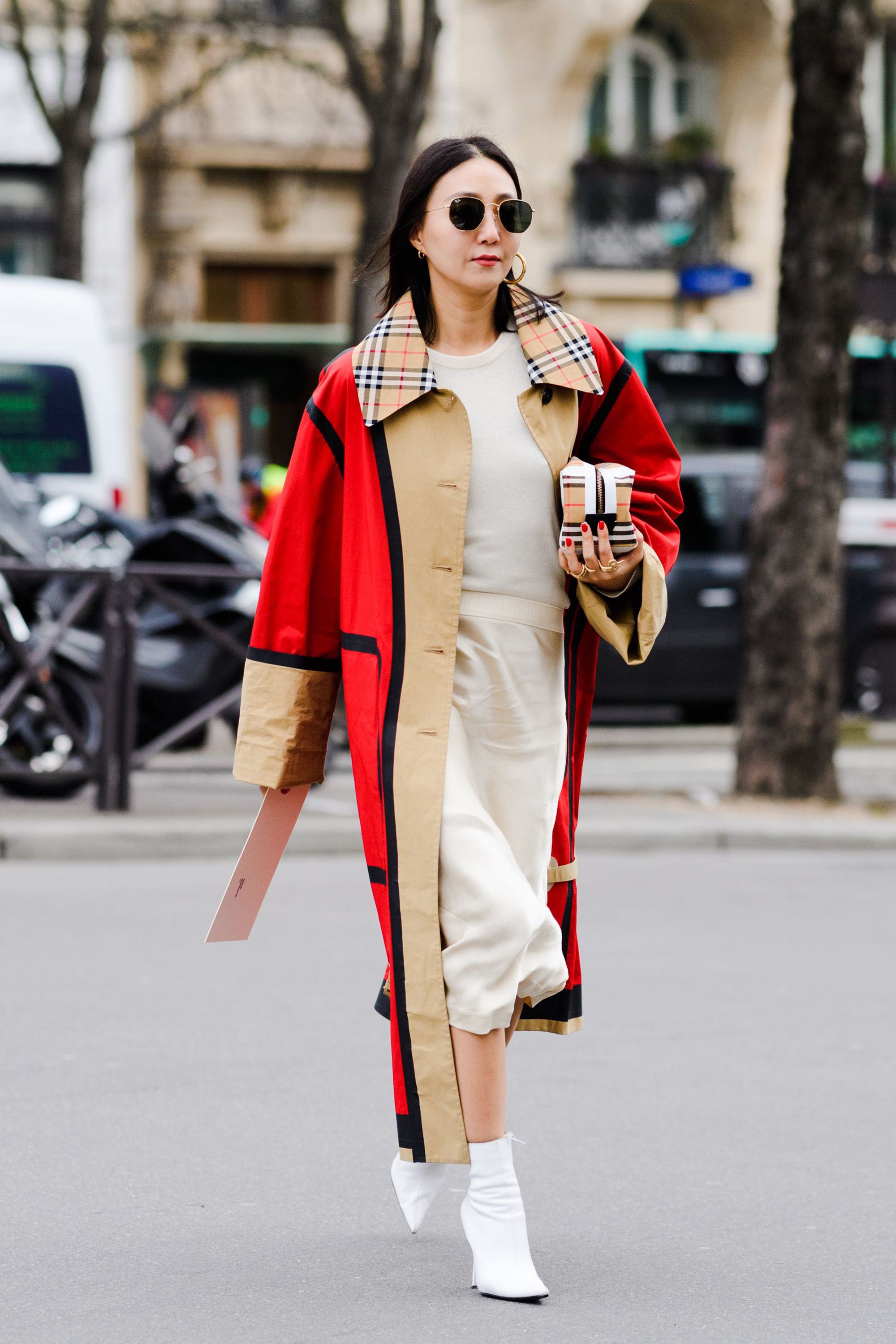 Trench coat street outlet style 2018