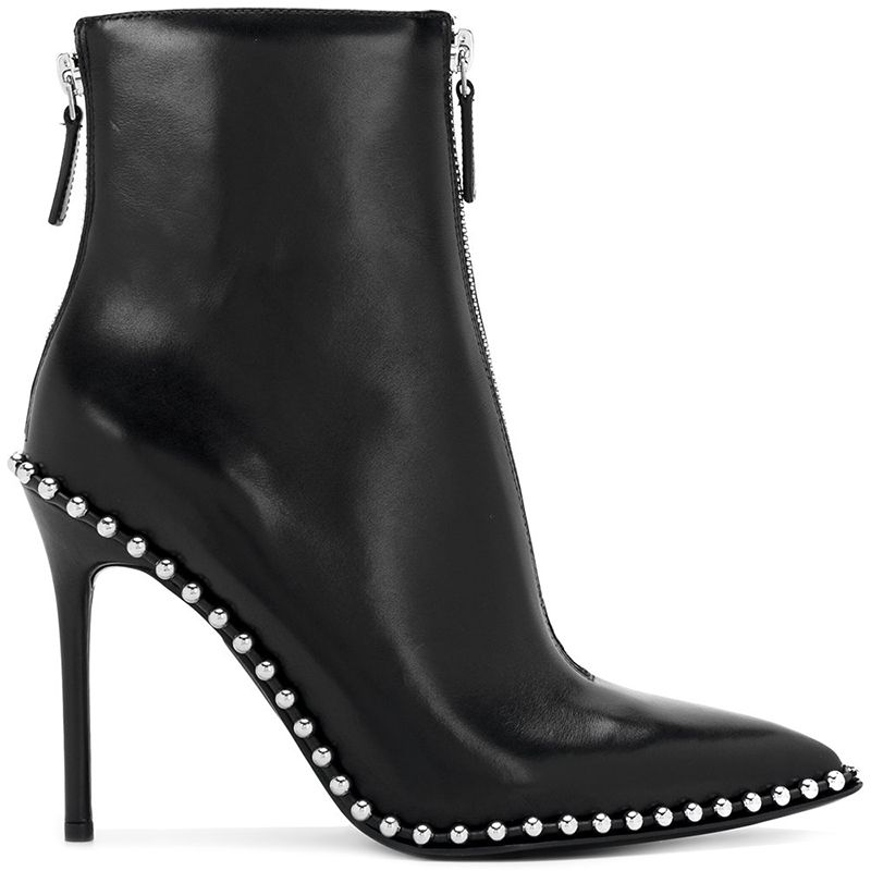 Over It Black Croc Fitted Over-Knee Pointed Heeled Boots – Club L London -  USA