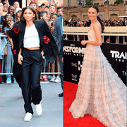 Red carpet, Clothing, Dress, Carpet, Shoulder, Fashion, Pink, Premiere, Gown, Flooring, Red carpet, Clothing, Dress, Carpet, Shoulder, Fashion, Pink, Premiere, Gown, Flooring,