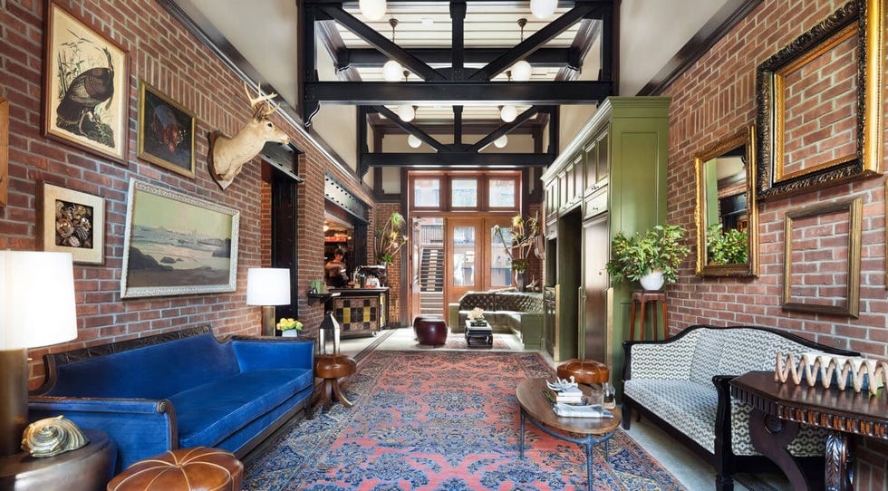 Building, Property, Room, Interior design, Home, House, Real estate, Ceiling, Architecture, Brick, 