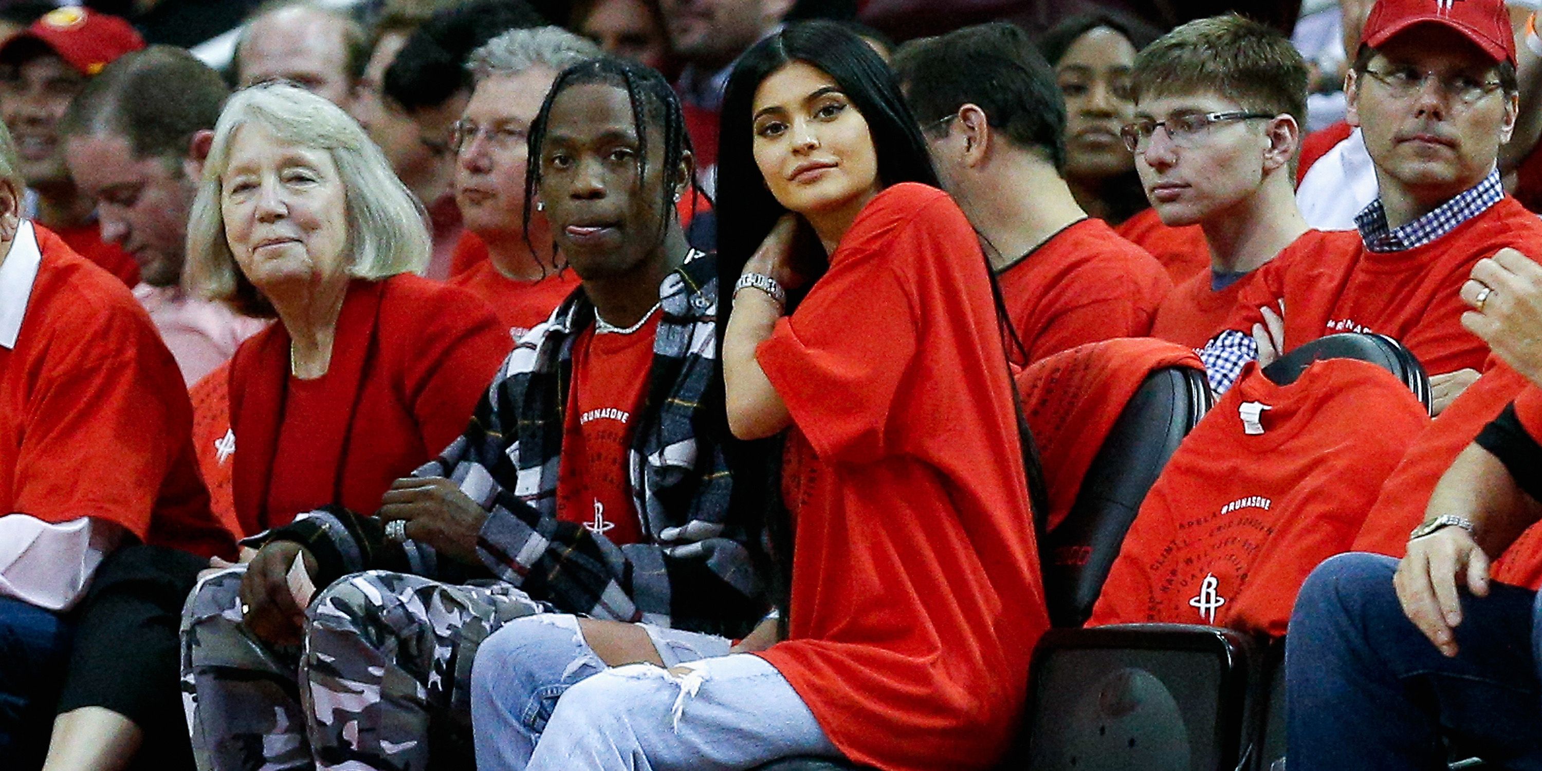 Kylie Jenner's ex Travis Scott hits a home run in the Celebrity Softball  Classic