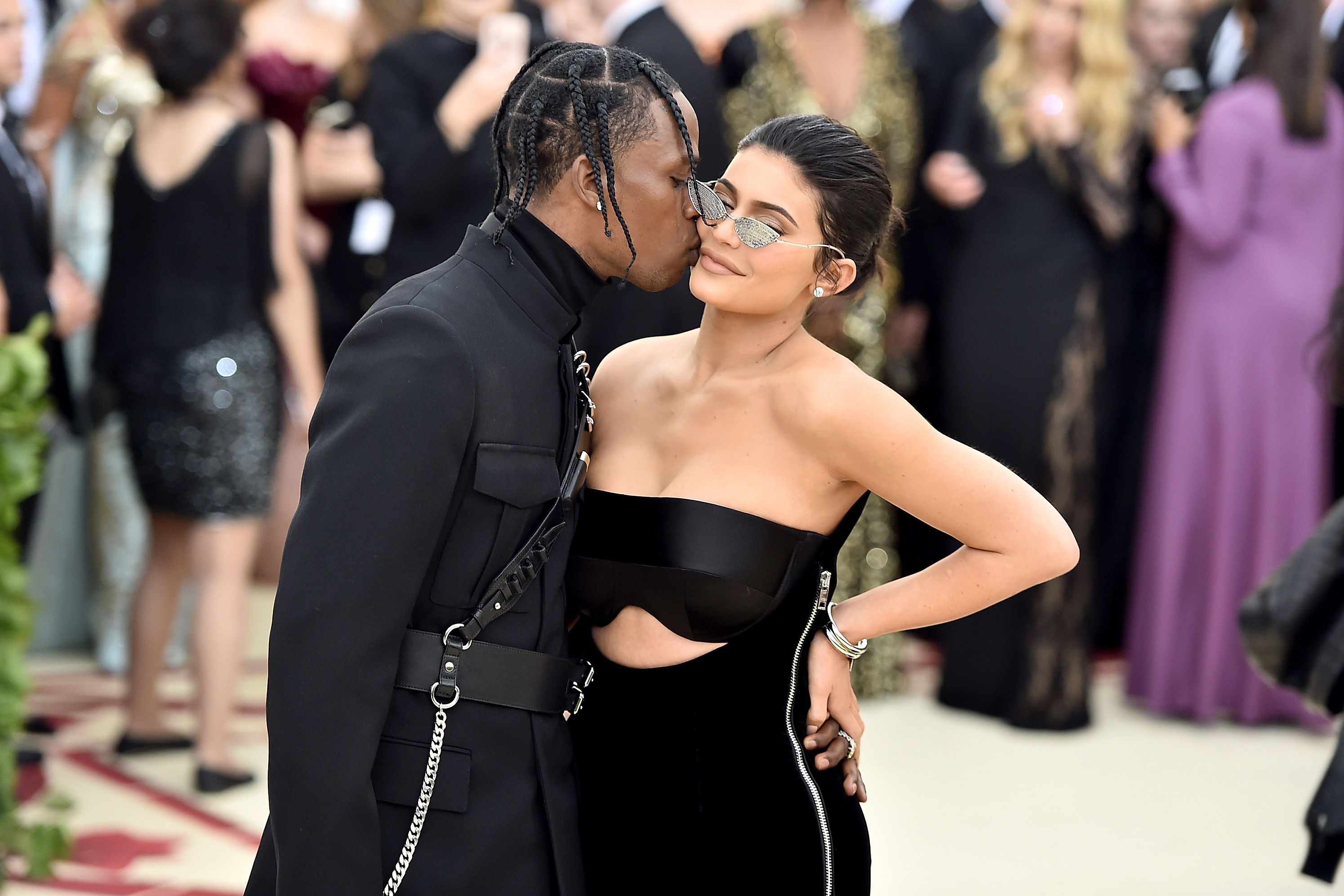 Travis Scott Makes First Appearance Since Stormi's Birth at Houston Rockets  Game