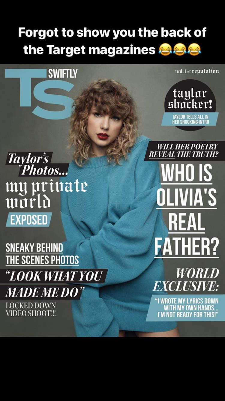 Taylor Swift Hits Back at Tabloids - Taylor Swift Reputation Magazine