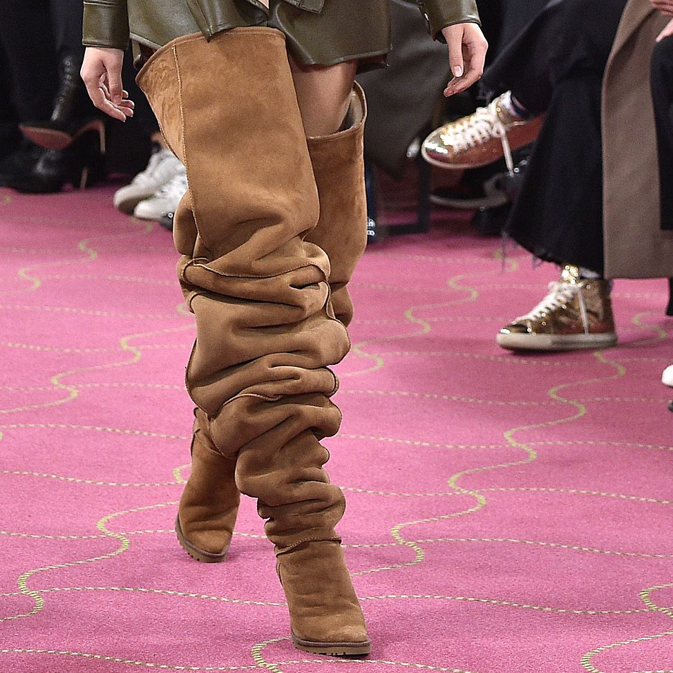 Thigh-High Ugg Boots Paris Fashion Week - Over-the-Knee Ugg Boots