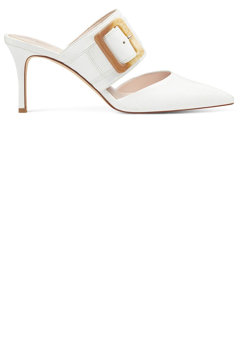 Footwear, Slingback, White, Shoe, Sandal, Beige, Flip-flops, 