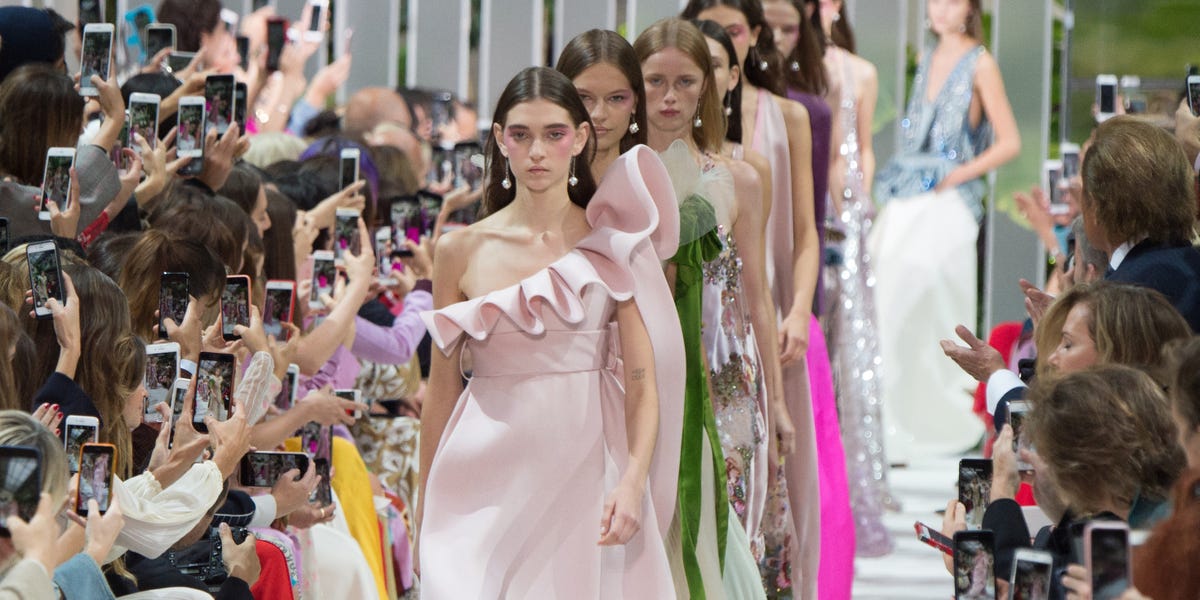 Valentino Spotlights Its New Logo In a Big Way for Spring 2020