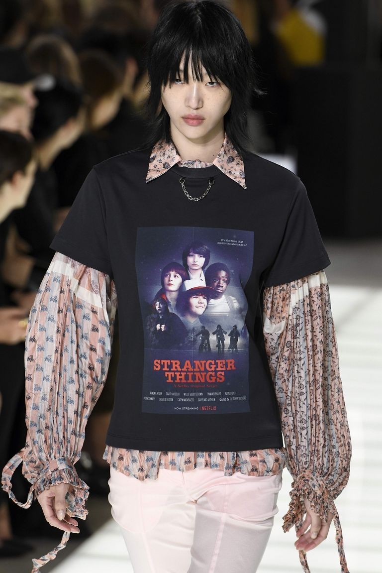 Louis Vuitton Debuted a Stranger Things T-Shirt at PFW