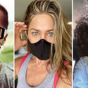celebrities in face masks