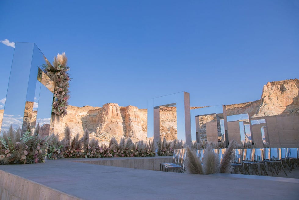 desert wedding aisle ideas