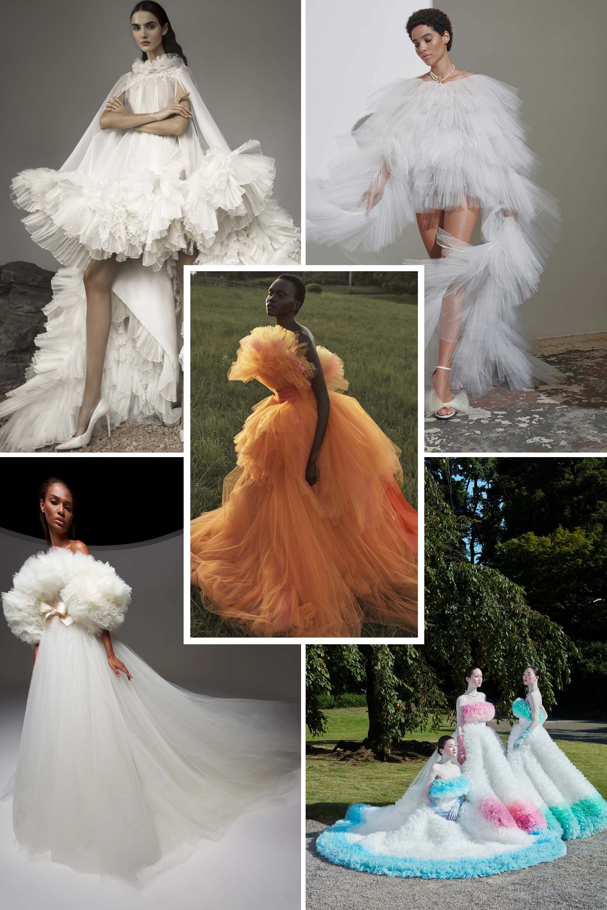 6 Wedding Dress Trends From Spring 2021 Bridal Fashion Week to Consider