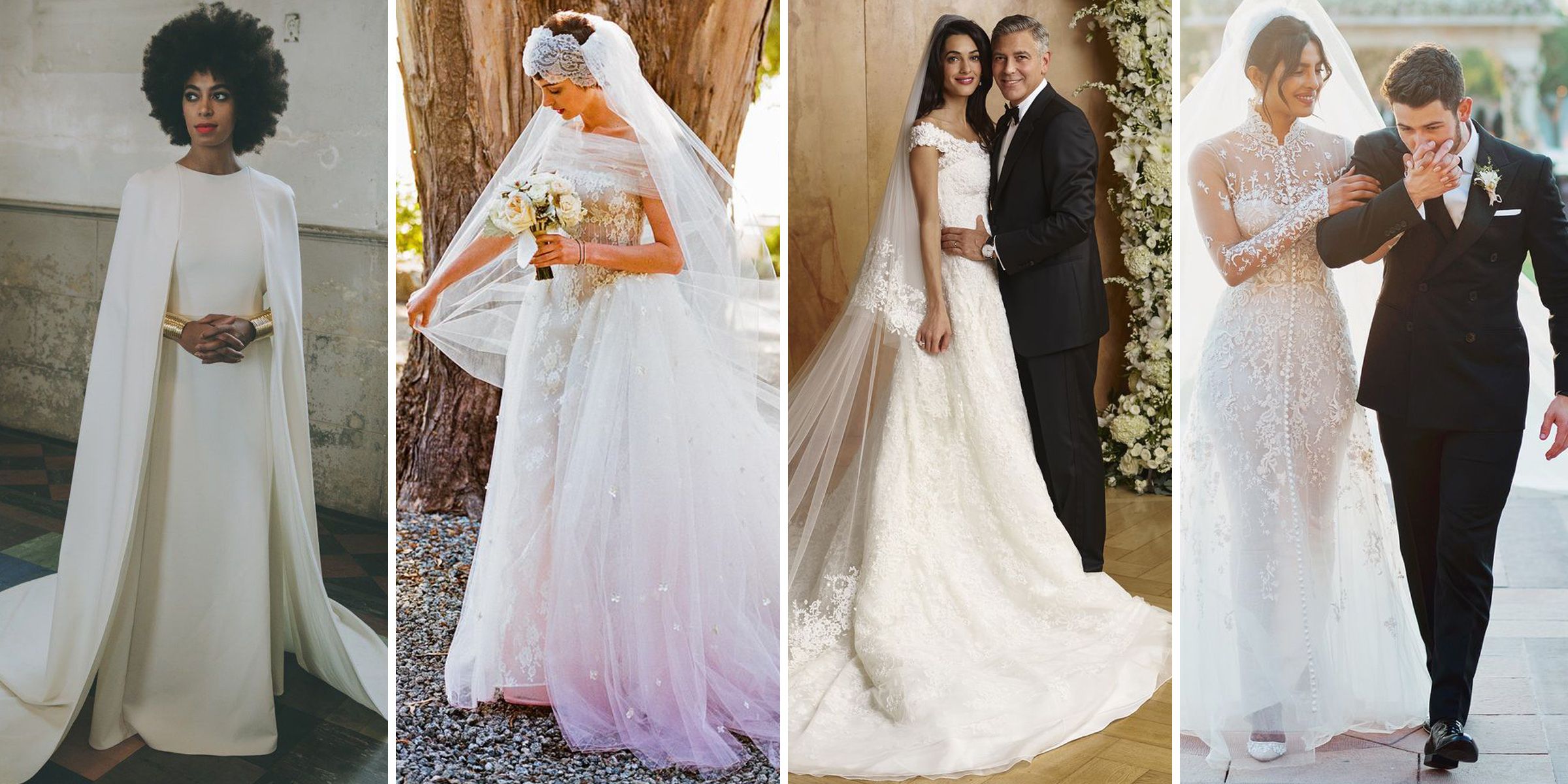 Most Iconic Celebrity Wedding Dresses of the Millennial Generation