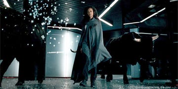 Outerwear, Fictional character, Rain, Digital compositing, Movie, 