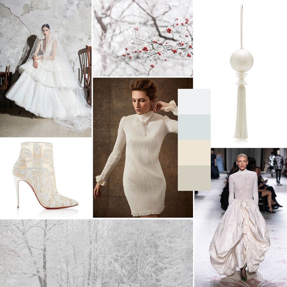 Dress, Clothing, Wedding dress, White, Gown, Shoulder, Bridal clothing, Lace, Fashion, Bride, 