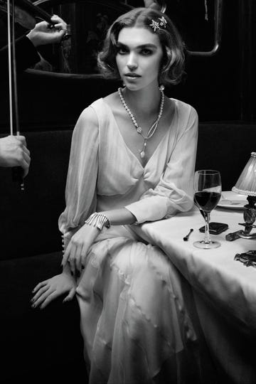 arizona muse by karl lagerfeld for harper's bazaar