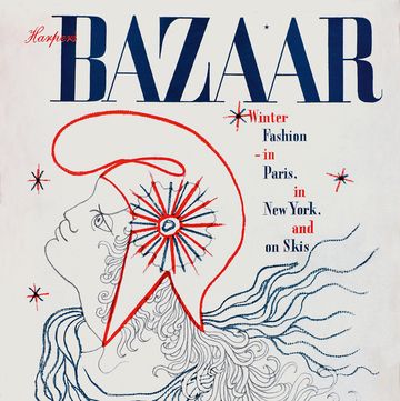 bazaar cover illustrated by jean cocteau, november 1946