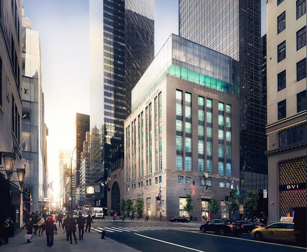 tiffany co landmark exterior rendering