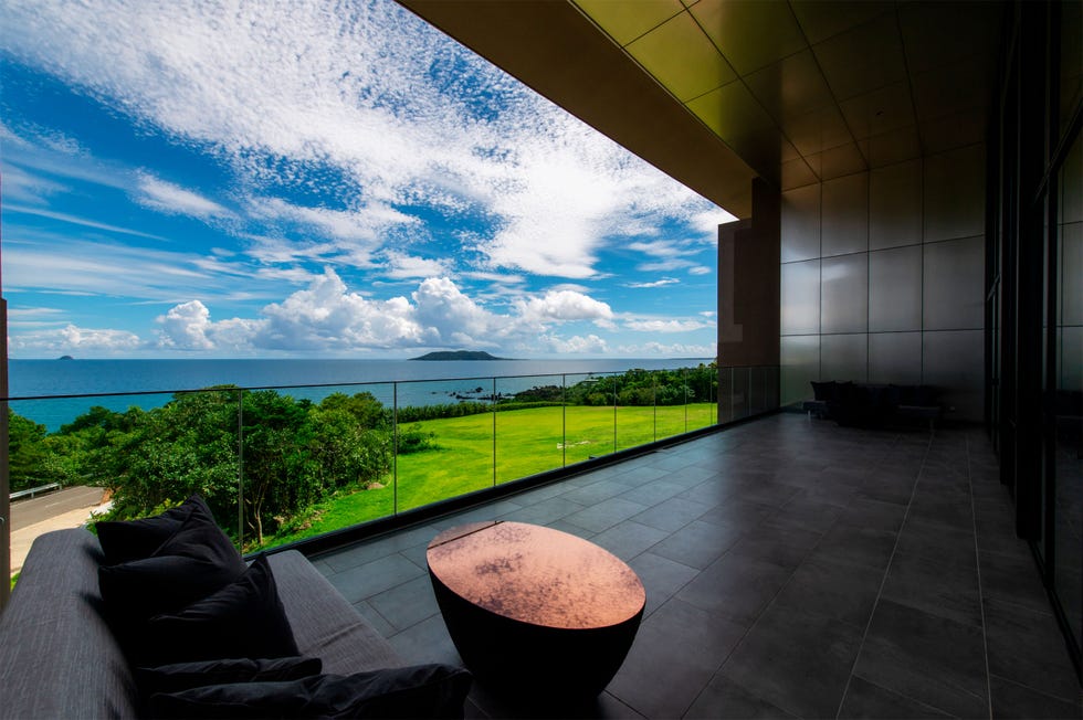 view from the lobby ﻿at goto retreat