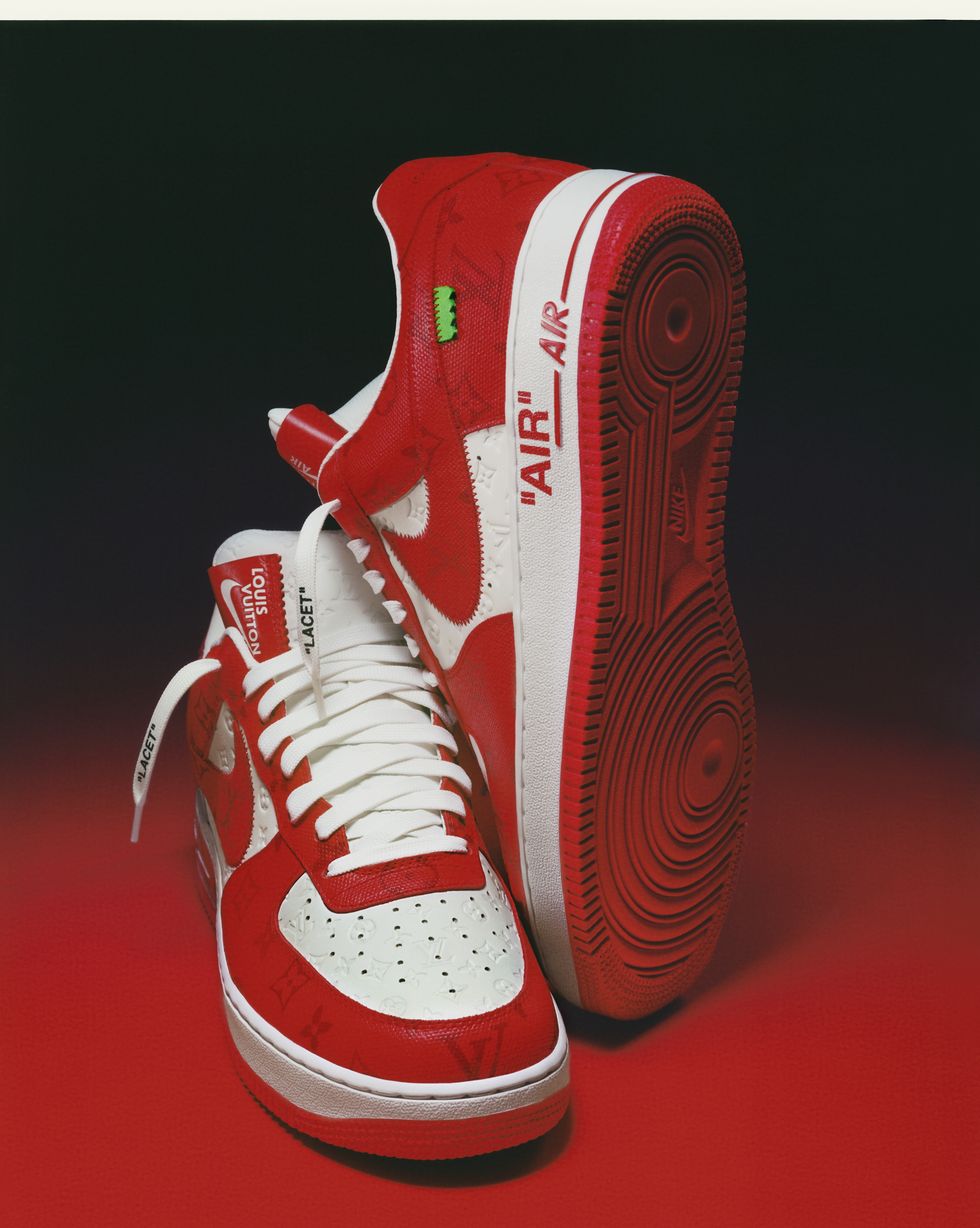 Nike Louis Vuitton Air Force 1 Low Virgil Abloh - White/Red - Stadium  Goods