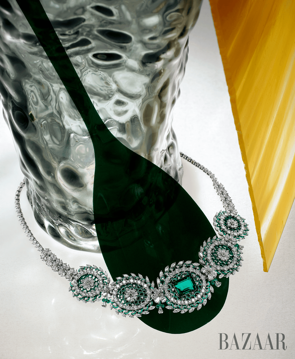 necklace on spoon