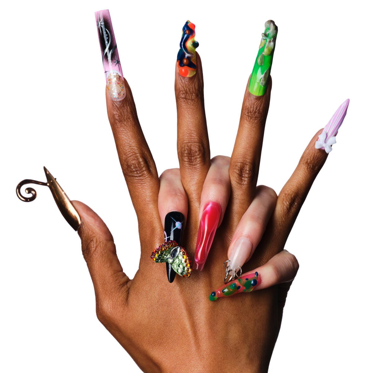 history of nail art, designs by mei kawajiri