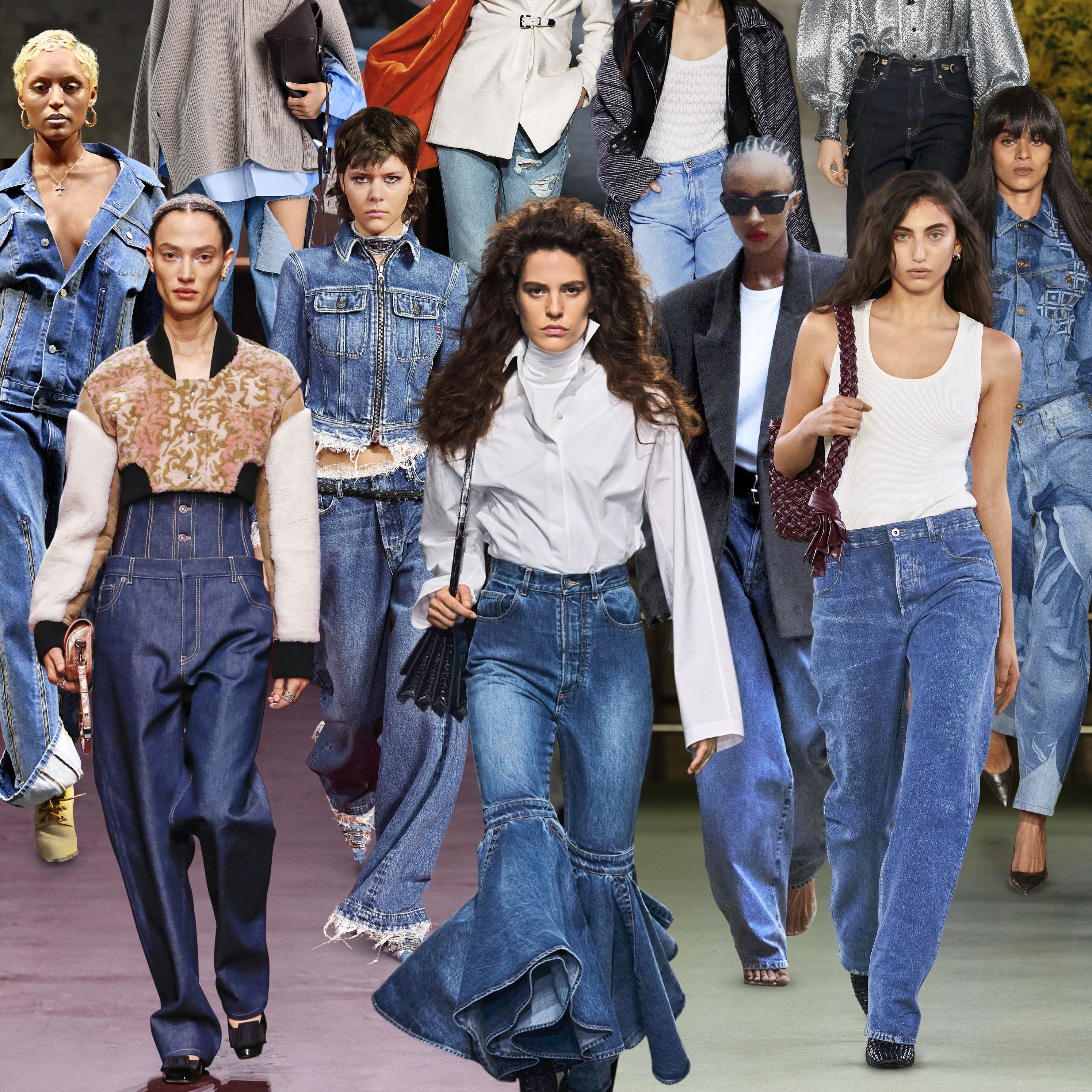 How To Wear This Season's New Denim Styles 10 New Jeans To Try From The ...