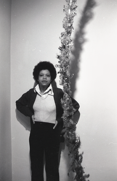 linda goode bryant in just above midtown, fifty seventh street, in the exhibition wendy ward ehlers group show 1978