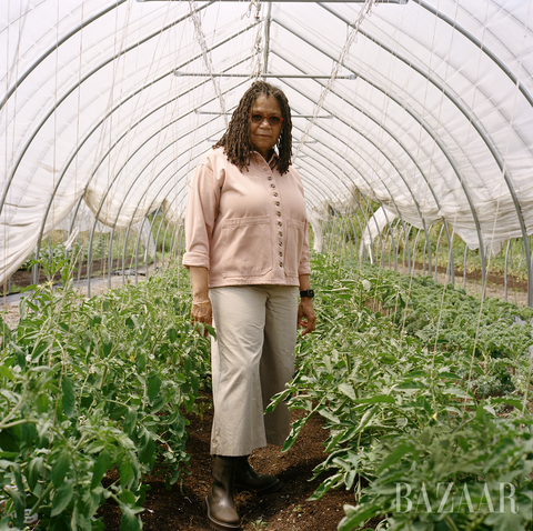 linda goode bryant at the projects eats farm on randall's island in new york