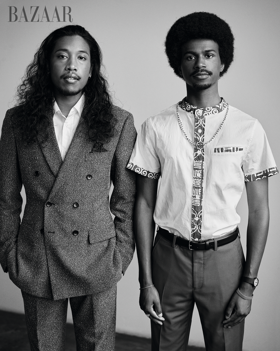justin jones and justin j pearson tennessee state representatives for harpers bazaar icons 2023