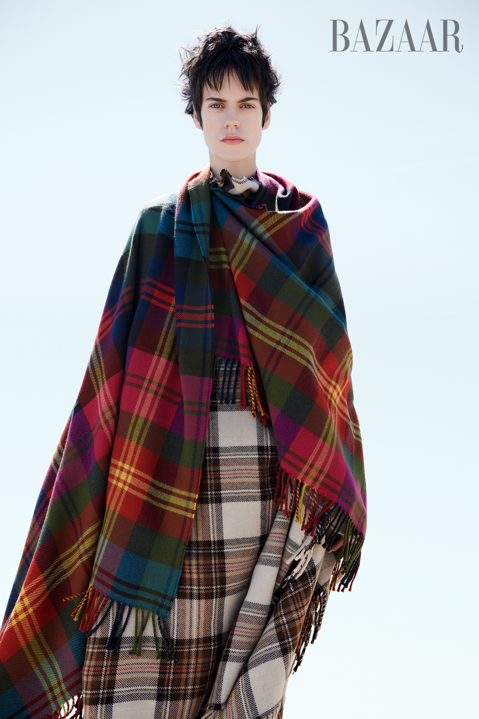 scarves\, etro home county plaids, patterns, and textured knits