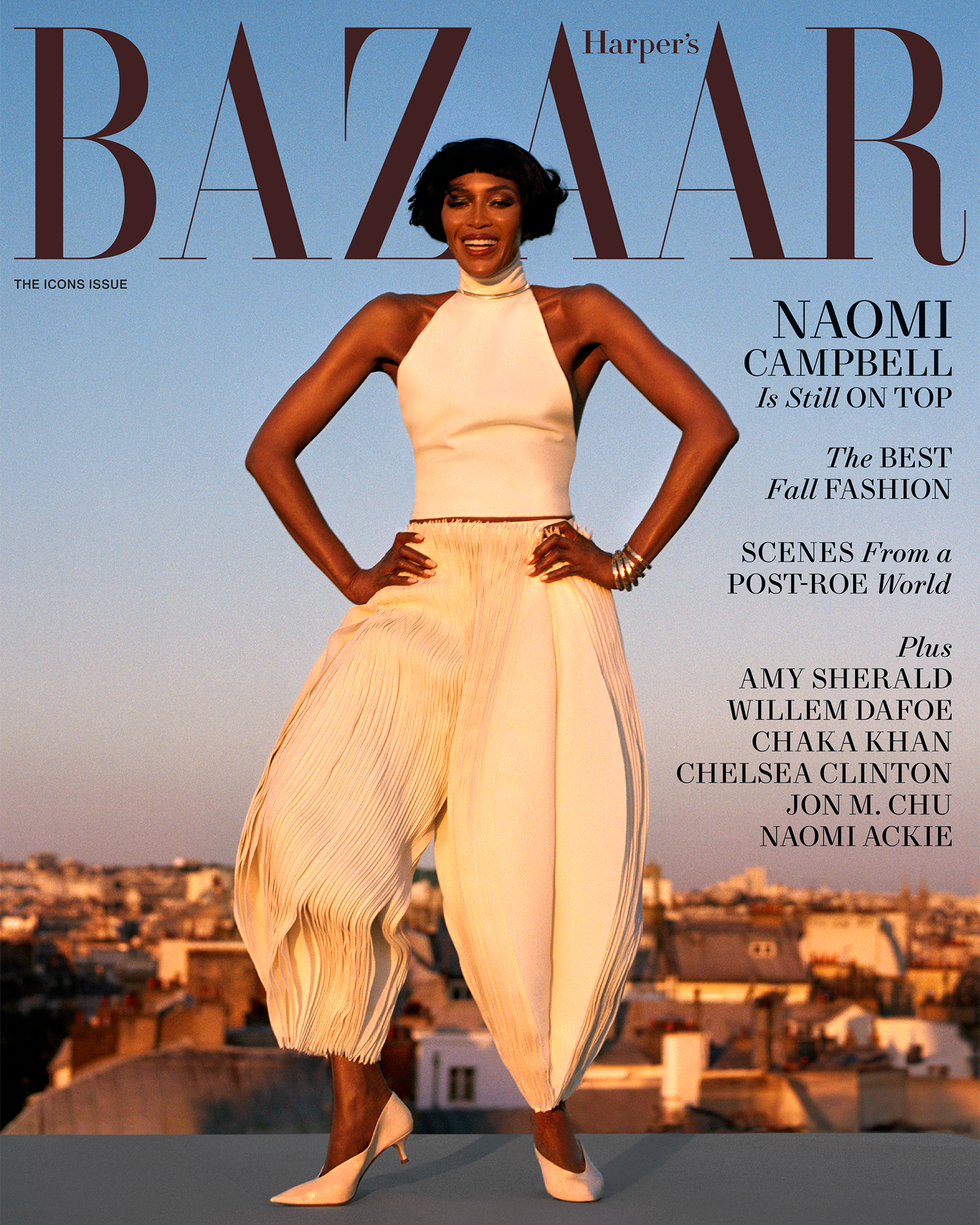 naomi campbell harper's bazaar august 2024 cover story