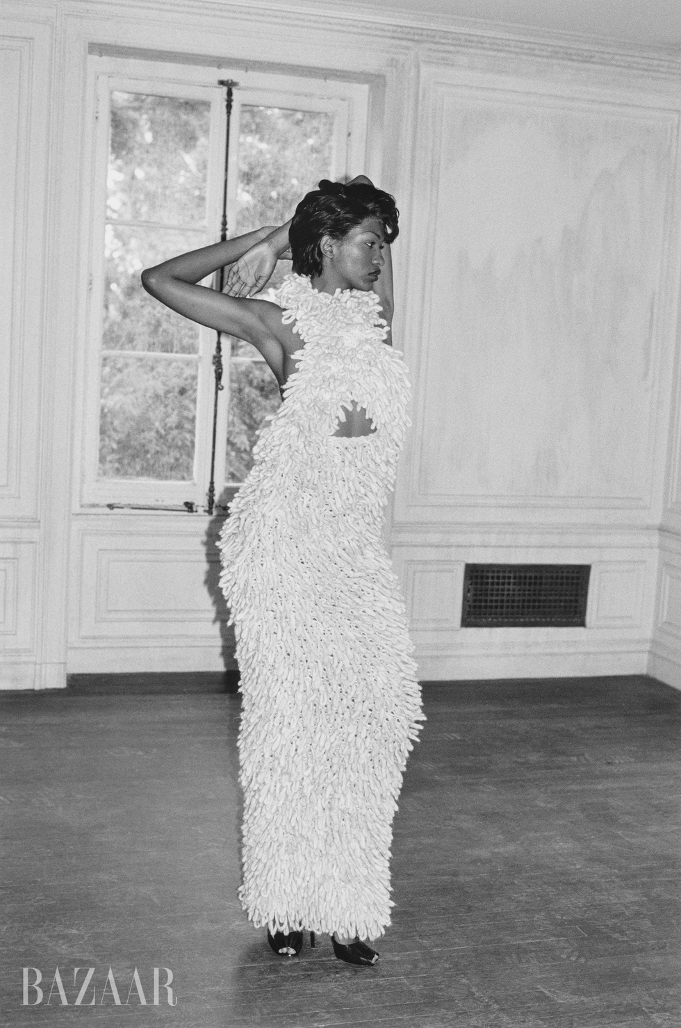 dress, missoni heels, saint laurent by anthony vaccarello