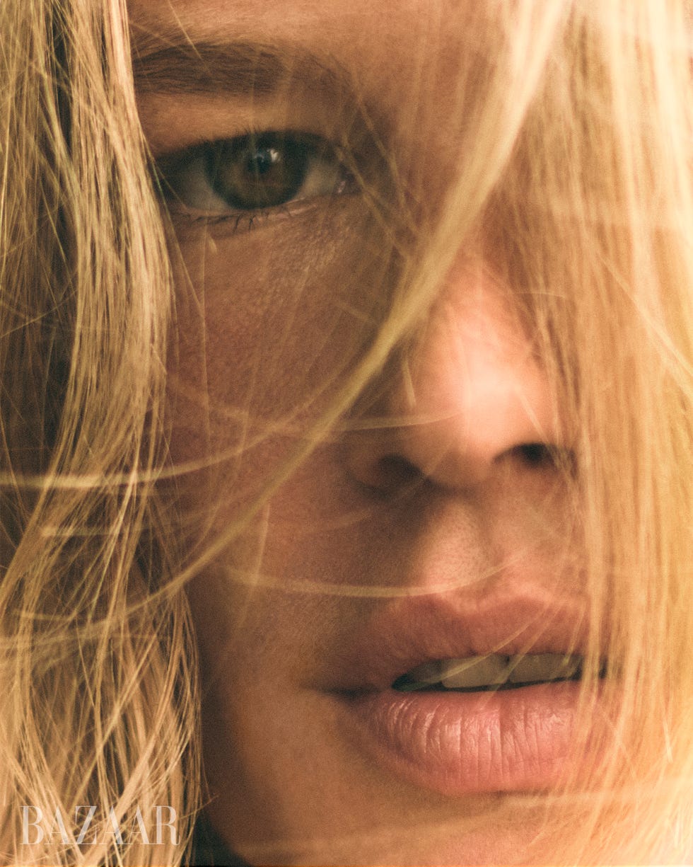 closeup shot of model anna ewers