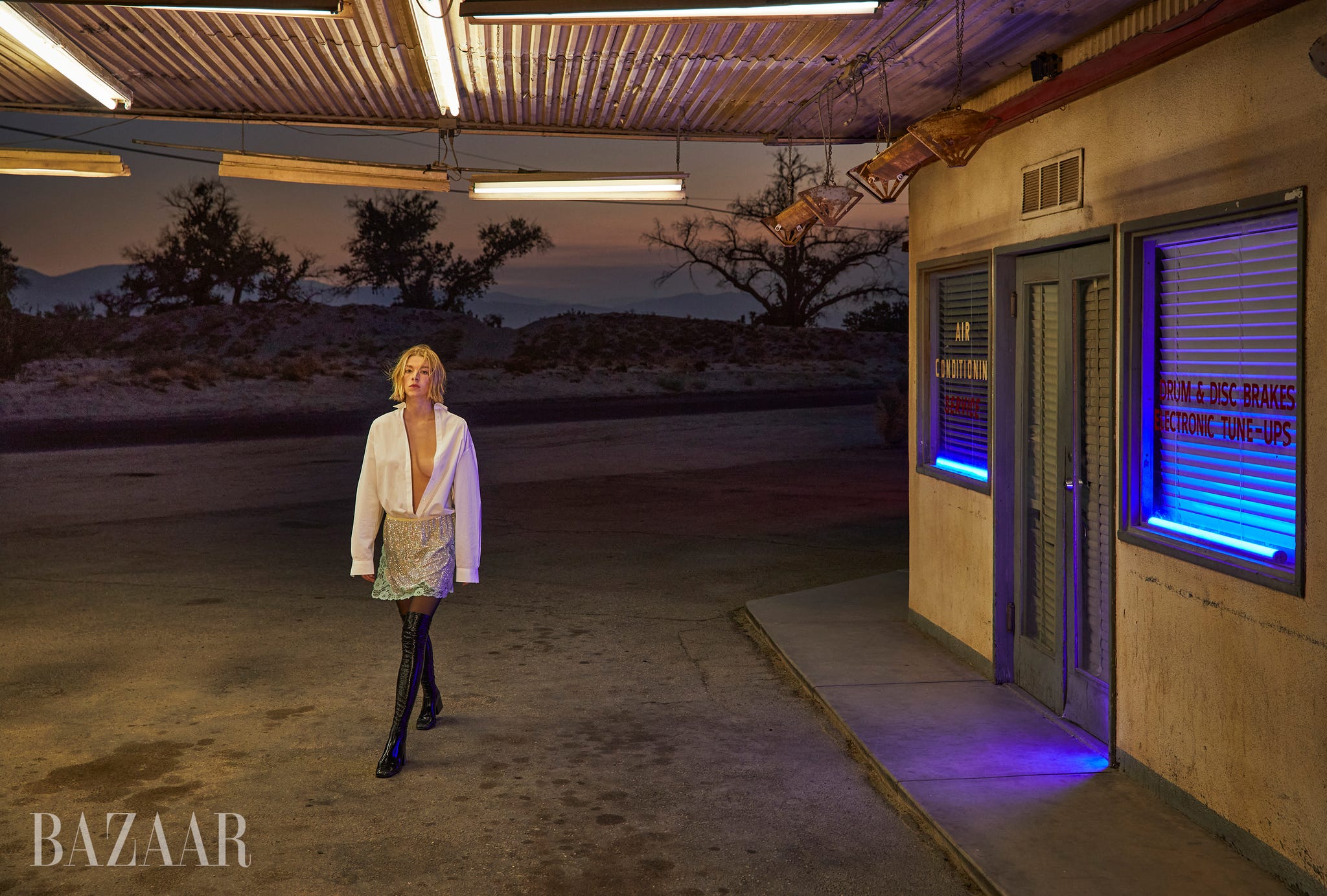hunter schafer harpers bazaar december 2021 january 2022 cover