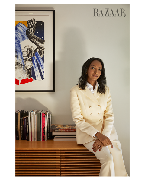 mariane ibrahim in her office at her gallery