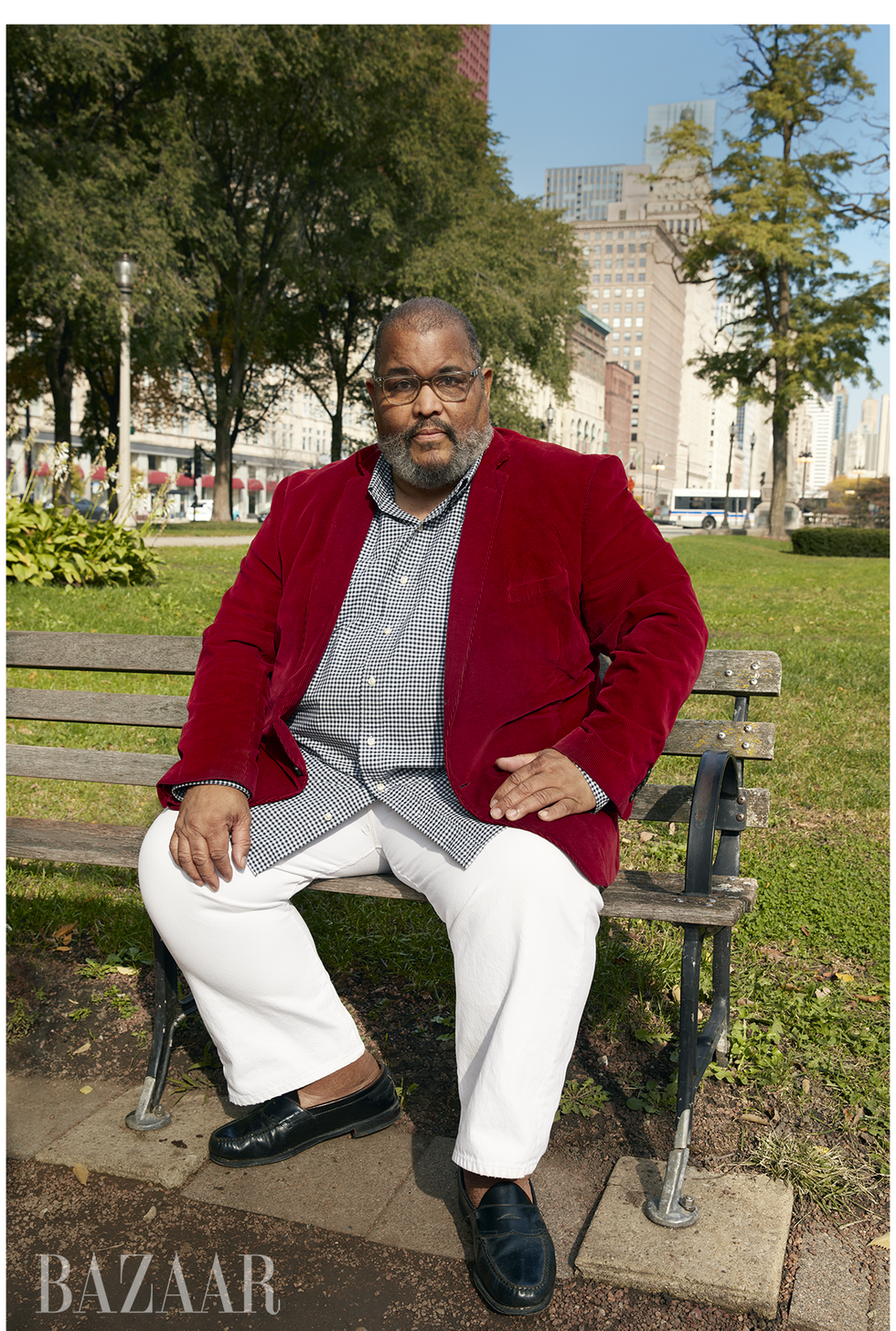 dawoud bey in a park near the museum of contemporary photography at columbia college chicago