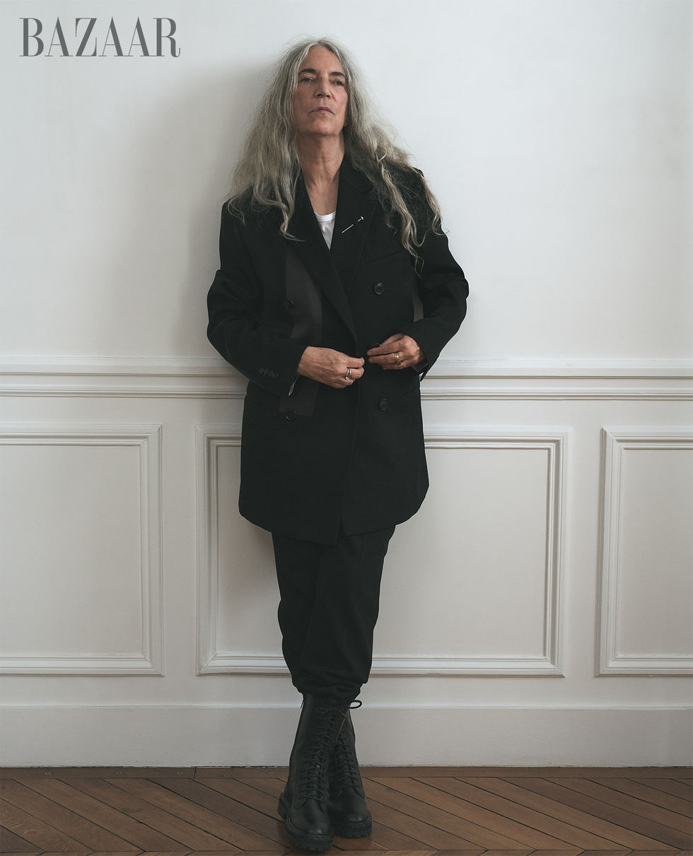 patti smith for harper's bazaar