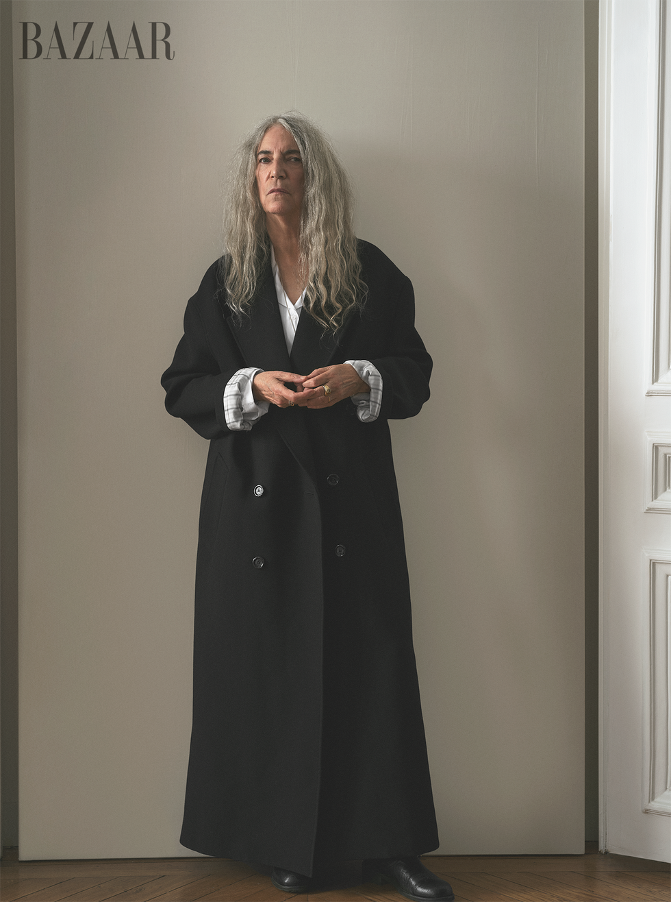 patti smith for harper's bazaar