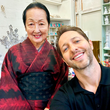 the author with setsuko in her studio at the astier de villatte workshop in paris the author with setsuko in her studio at the astier de villatte workshop in paris