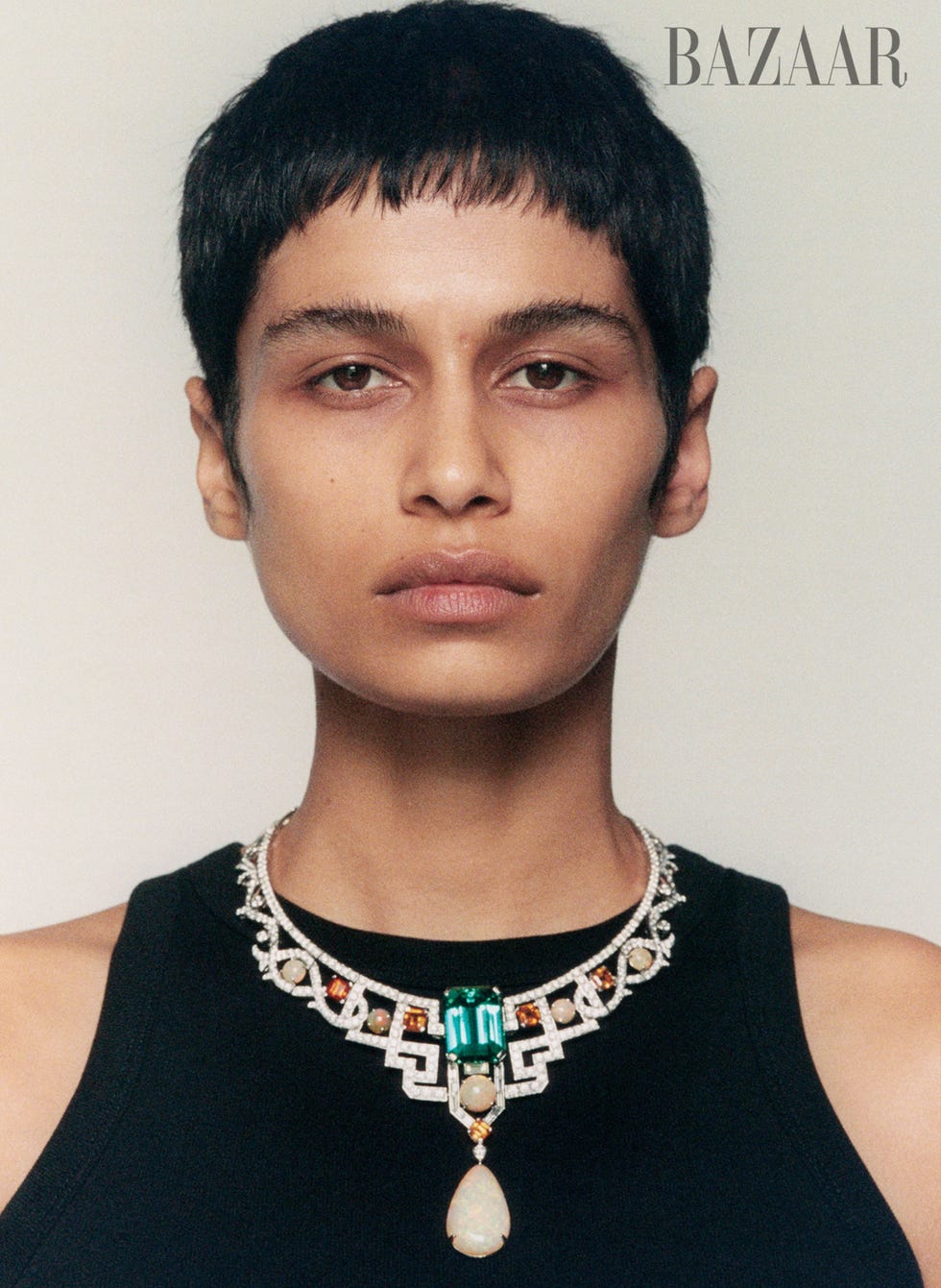 elegant necklace displayed on a person