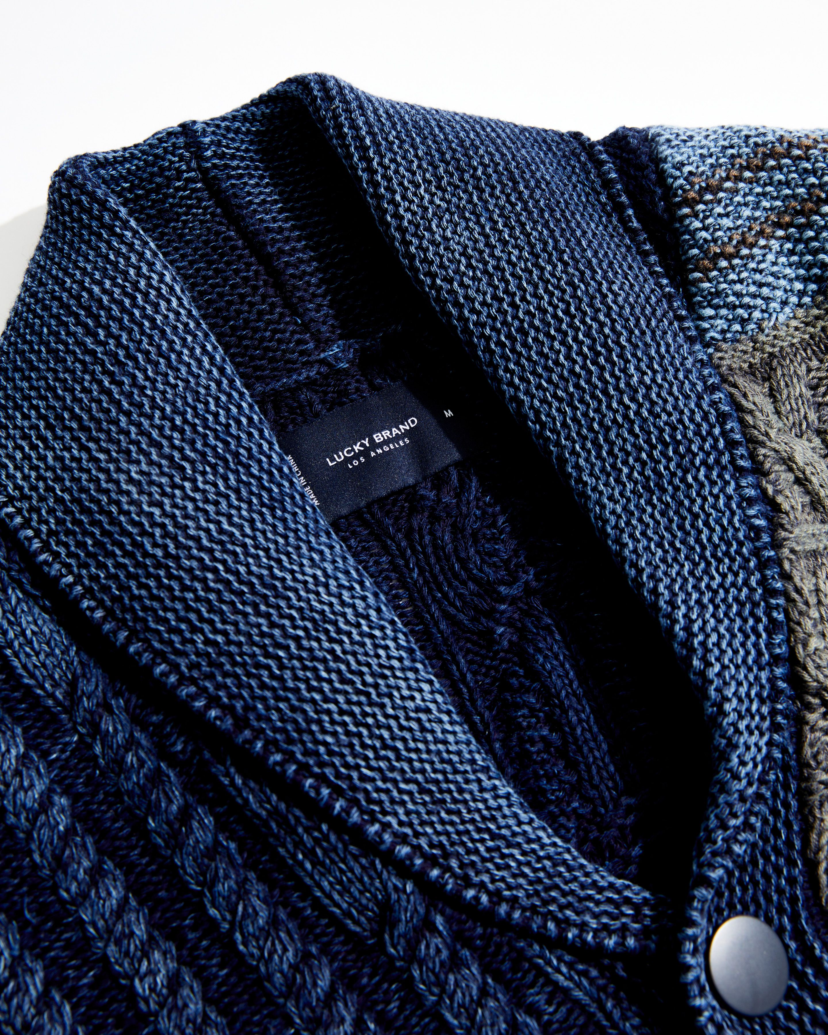 Lucky Brand's Patchwork Cardigan Review, Pricing, Details, and