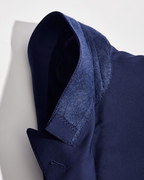a closer look at the felted undercollar